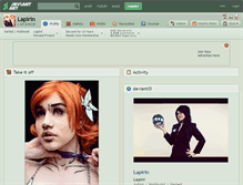 Tablet Screenshot of lapirin.deviantart.com