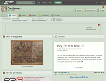 Tablet Screenshot of dan-ja-man.deviantart.com