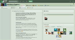 Desktop Screenshot of inheritance-dragons.deviantart.com
