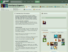Tablet Screenshot of inheritance-dragons.deviantart.com