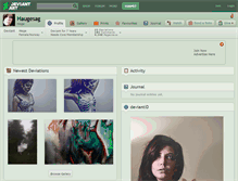 Tablet Screenshot of haugesag.deviantart.com