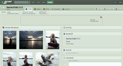 Desktop Screenshot of faeriechilde1313.deviantart.com