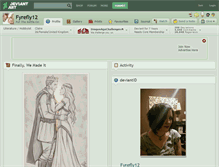 Tablet Screenshot of fyrefly12.deviantart.com