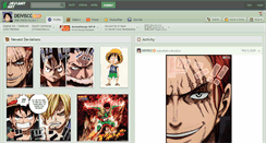 Desktop Screenshot of deiviscc.deviantart.com
