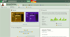 Desktop Screenshot of heroesintraining.deviantart.com