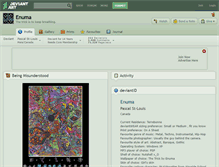 Tablet Screenshot of enuma.deviantart.com