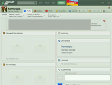 Tablet Screenshot of hermesplz.deviantart.com