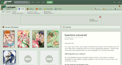 Desktop Screenshot of luckypan.deviantart.com