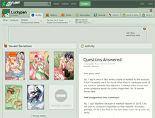 Tablet Screenshot of luckypan.deviantart.com