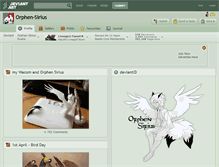 Tablet Screenshot of orphen-sirius.deviantart.com