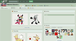 Desktop Screenshot of fakemon-drawers.deviantart.com