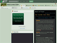 Tablet Screenshot of insect-lovers-club.deviantart.com
