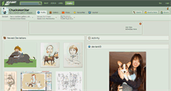 Desktop Screenshot of chucksmonstar.deviantart.com