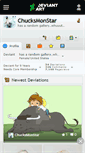 Mobile Screenshot of chucksmonstar.deviantart.com