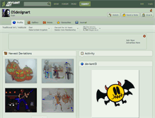 Tablet Screenshot of dsdesignart.deviantart.com