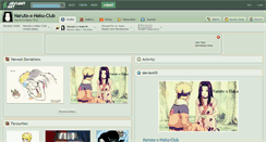 Desktop Screenshot of naruto-x-haku-club.deviantart.com