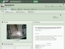Tablet Screenshot of diamondscave.deviantart.com