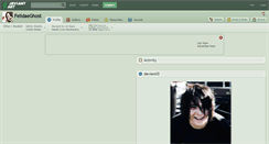 Desktop Screenshot of felidaeghost.deviantart.com