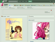 Tablet Screenshot of ceyrai.deviantart.com