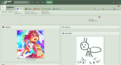 Desktop Screenshot of konbuw.deviantart.com