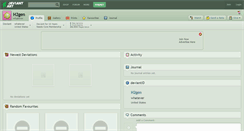 Desktop Screenshot of h2gen.deviantart.com