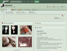 Tablet Screenshot of moenokori.deviantart.com