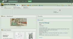 Desktop Screenshot of daine-the-wildmage.deviantart.com