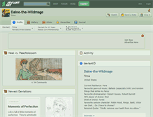 Tablet Screenshot of daine-the-wildmage.deviantart.com