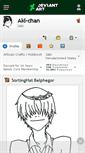Mobile Screenshot of aki-chan.deviantart.com