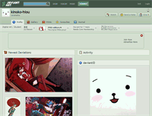 Tablet Screenshot of kinoko-hiou.deviantart.com