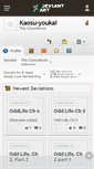 Mobile Screenshot of kaosu-youkai.deviantart.com