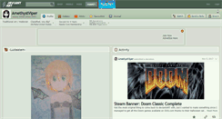 Desktop Screenshot of amethystviper.deviantart.com