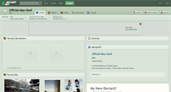 Desktop Screenshot of official-max-goof.deviantart.com