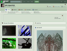 Tablet Screenshot of boh-slayer666.deviantart.com