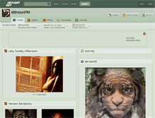 Tablet Screenshot of ddmount90.deviantart.com