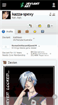 Mobile Screenshot of kazza-spexy.deviantart.com