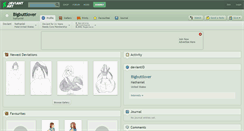 Desktop Screenshot of bigbuttlover.deviantart.com