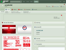Tablet Screenshot of anverster.deviantart.com