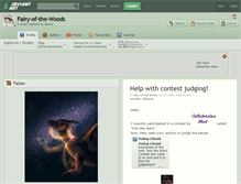 Tablet Screenshot of fairy-of-the-woods.deviantart.com