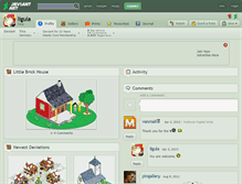 Tablet Screenshot of ligula.deviantart.com