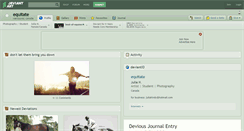 Desktop Screenshot of equitate.deviantart.com