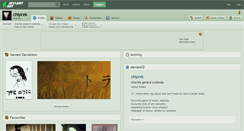 Desktop Screenshot of chiprek.deviantart.com