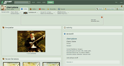 Desktop Screenshot of cherrystone.deviantart.com