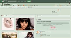 Desktop Screenshot of killingedge.deviantart.com