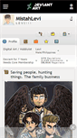 Mobile Screenshot of mistahlevi.deviantart.com