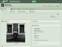 Tablet Screenshot of kenji-man.deviantart.com