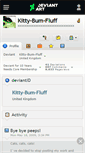 Mobile Screenshot of kitty-bum-fluff.deviantart.com