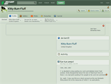 Tablet Screenshot of kitty-bum-fluff.deviantart.com