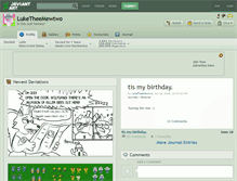 Tablet Screenshot of luketheemewtwo.deviantart.com