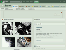 Tablet Screenshot of deannelx.deviantart.com
